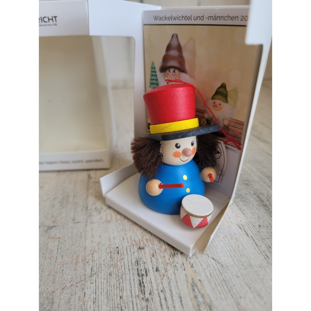Ulbricht vintage NEW dummer Nutcracker ornament Xmas wooden